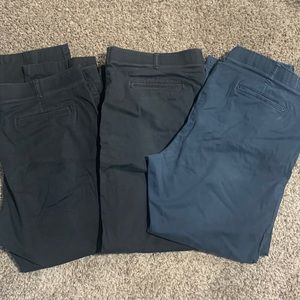 Lee Comfort Flex Xtreme Pants 48x34 Mens 3X-4X Bundle of 3